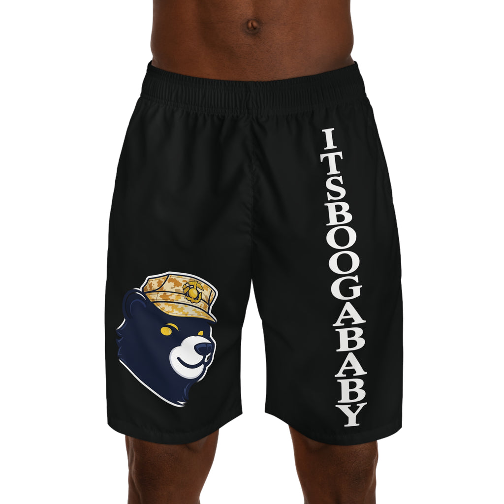 Men's Customizable Jogger Shorts — Military Branch Print
