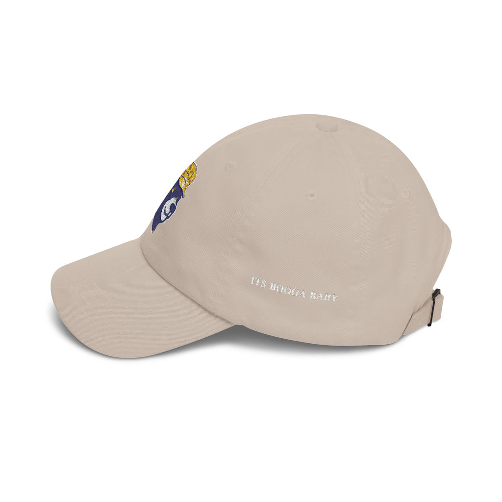 Dad Cap — Embroidered Bear with Yellow Bucket Hat