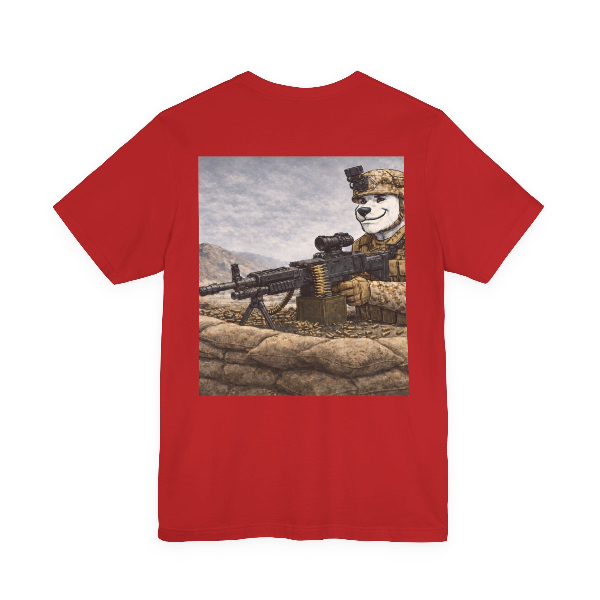 Military Tee- Machine Gunner post.