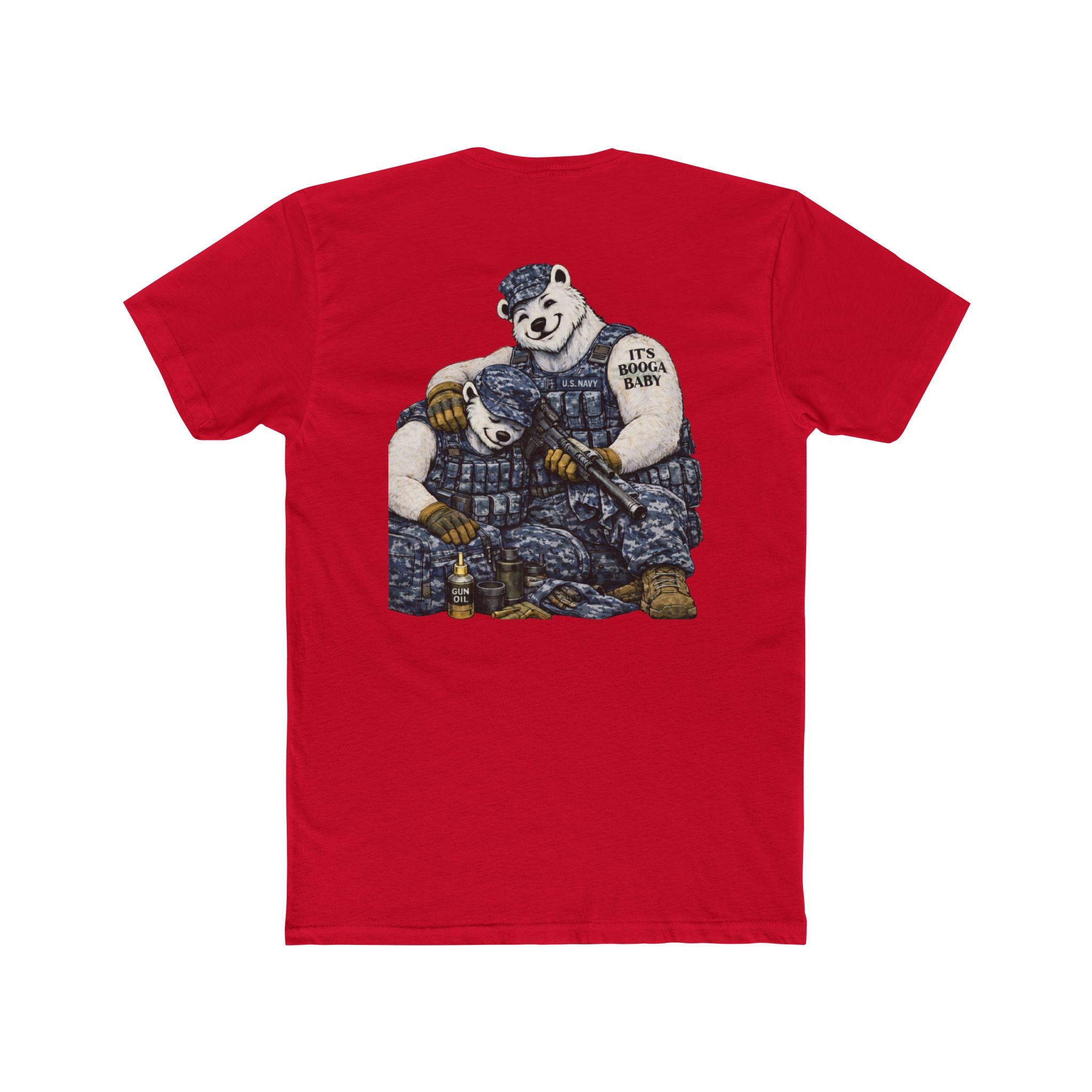 US Navy Unisex Cotton Crew Tee