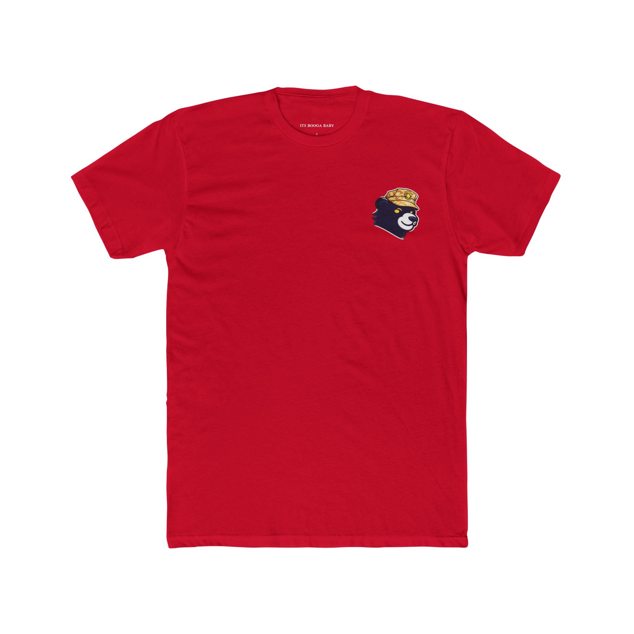 Military Cotton Crew Tee - Customizable