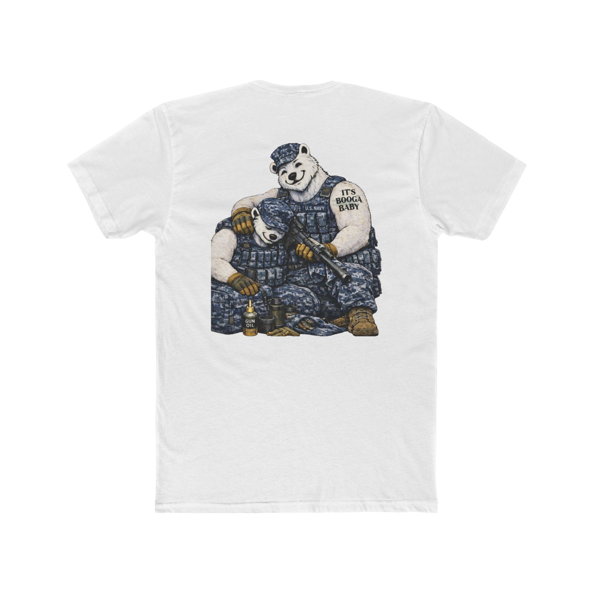 US Navy Unisex Cotton Crew Tee