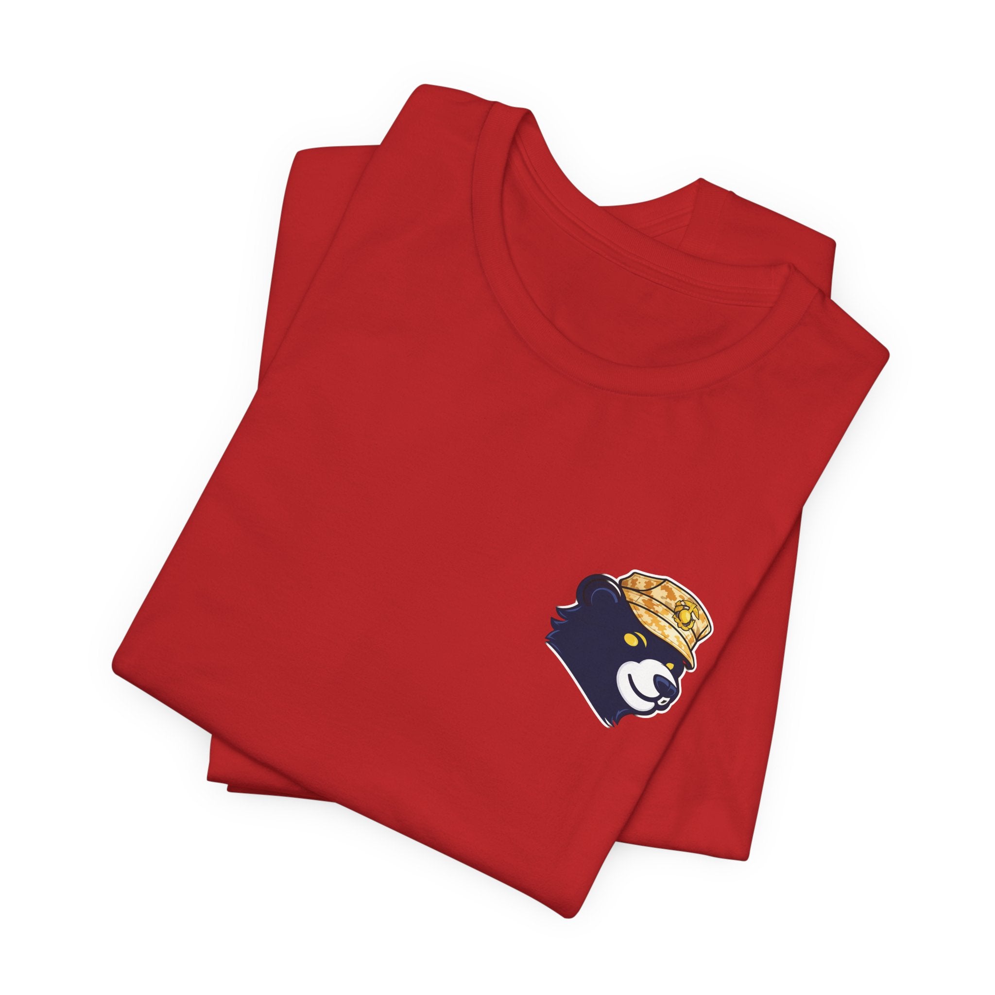 Military Tee — Relaxed Tactical Bear Back Print