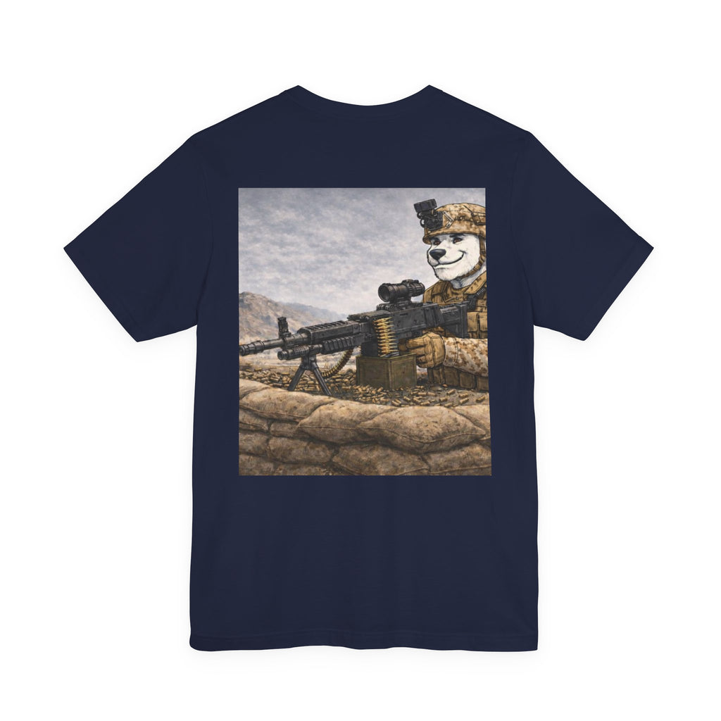 Military Tee- Machine Gunner post.