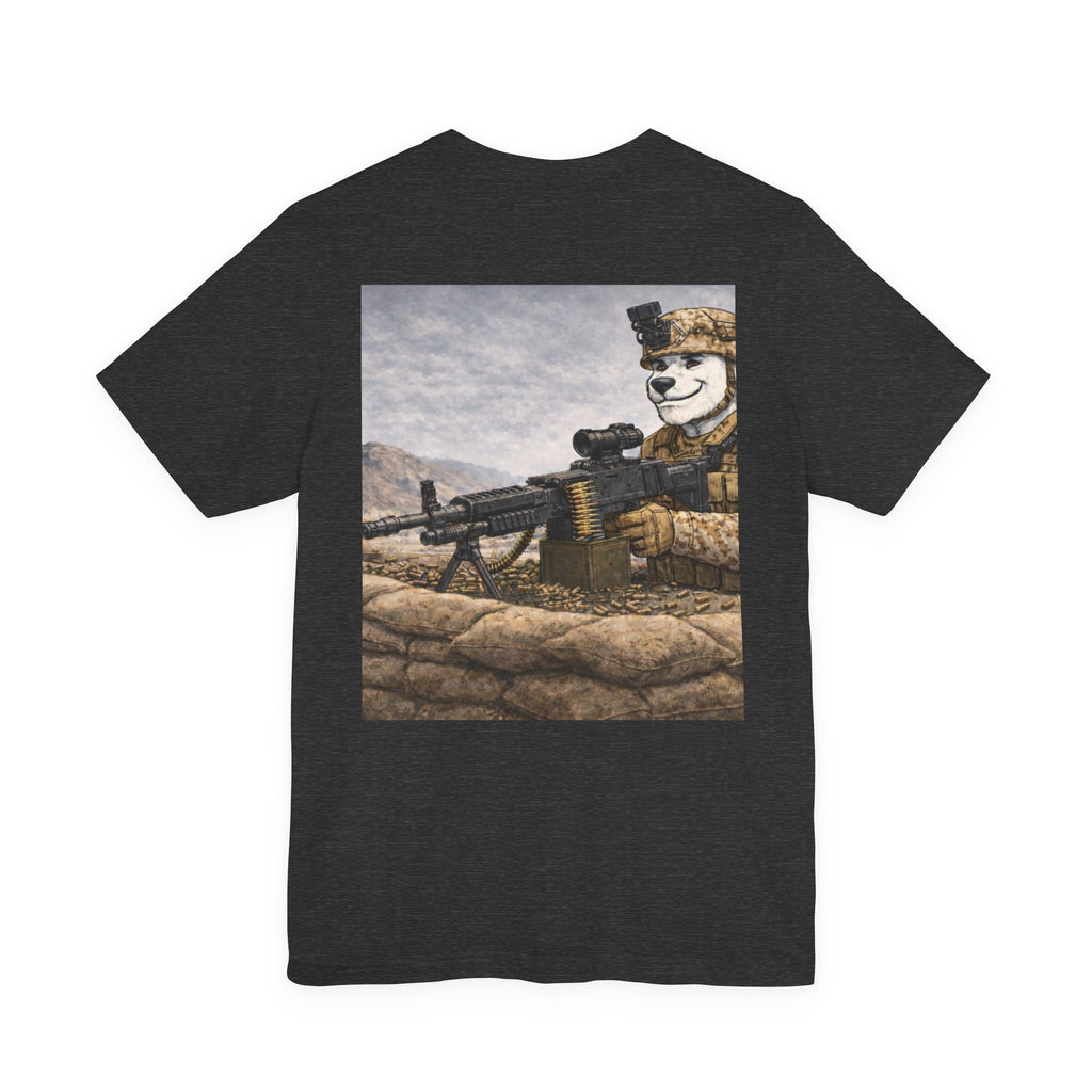 Military Tee- Machine Gunner post.