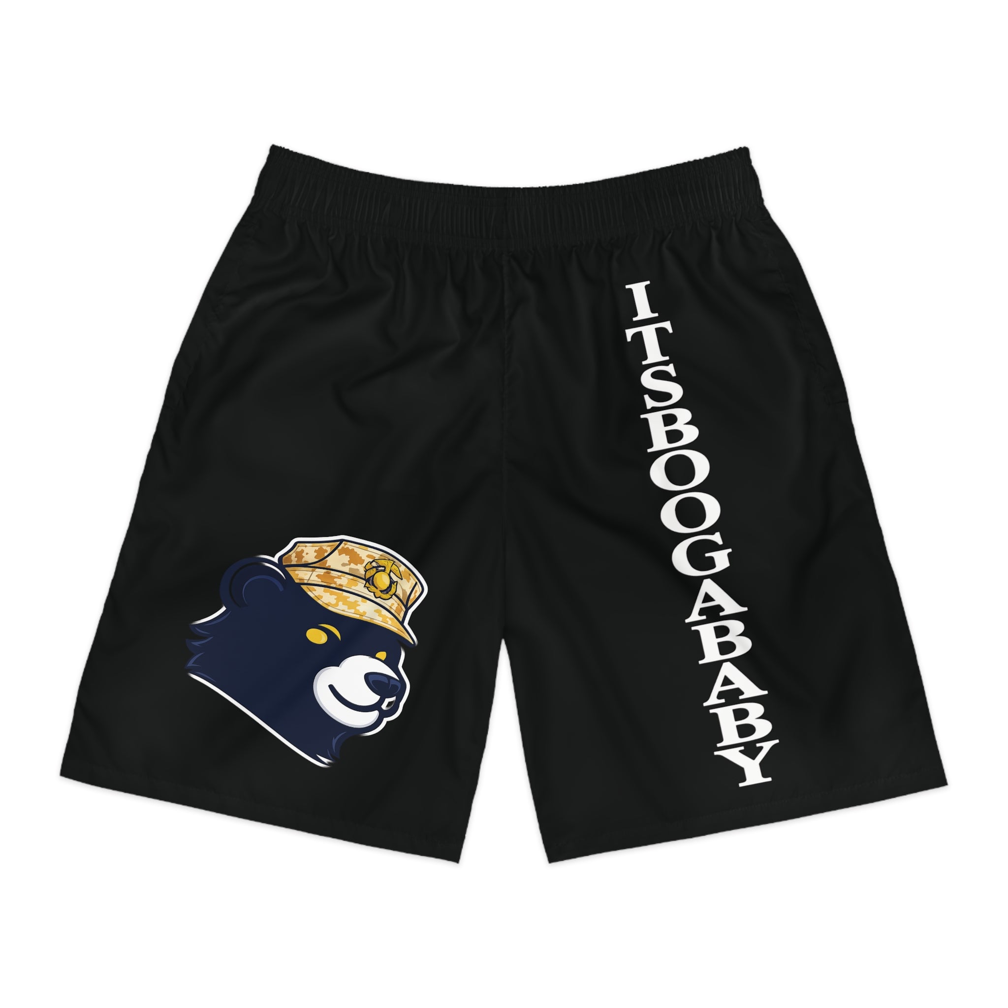 Men's Customizable Jogger Shorts — Military Branch Print