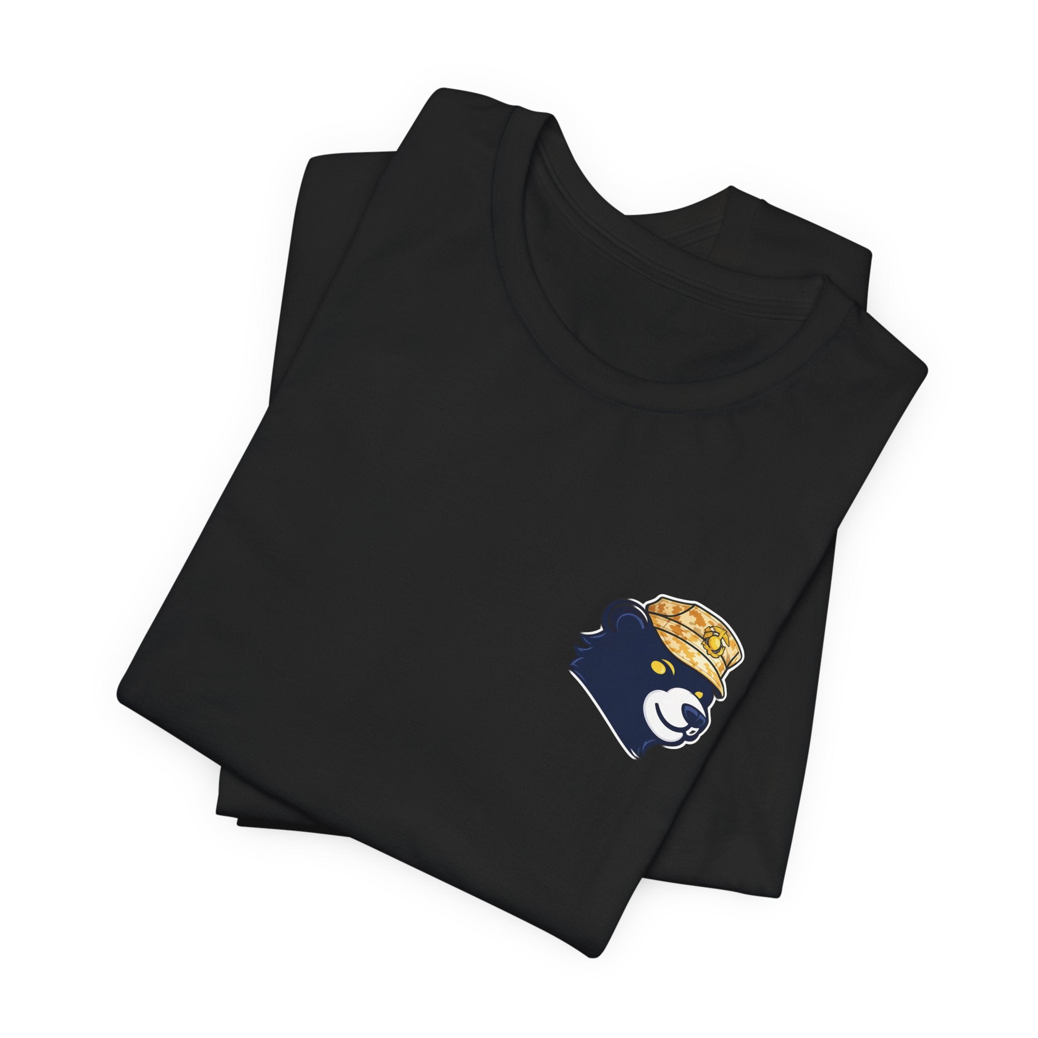 Military Tee — Relaxed Tactical Bear Back Print