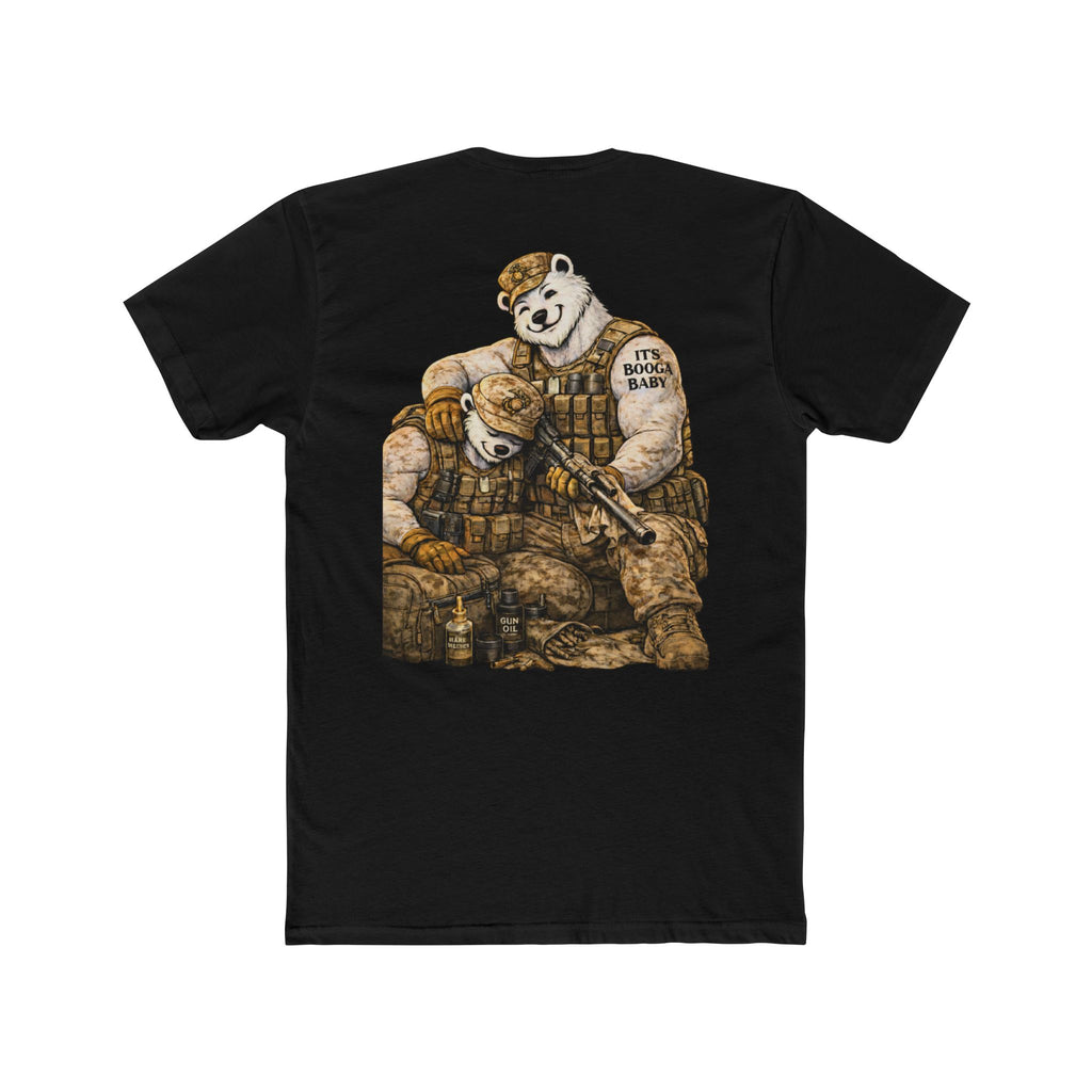 Military Cotton Crew Tee - Customizable