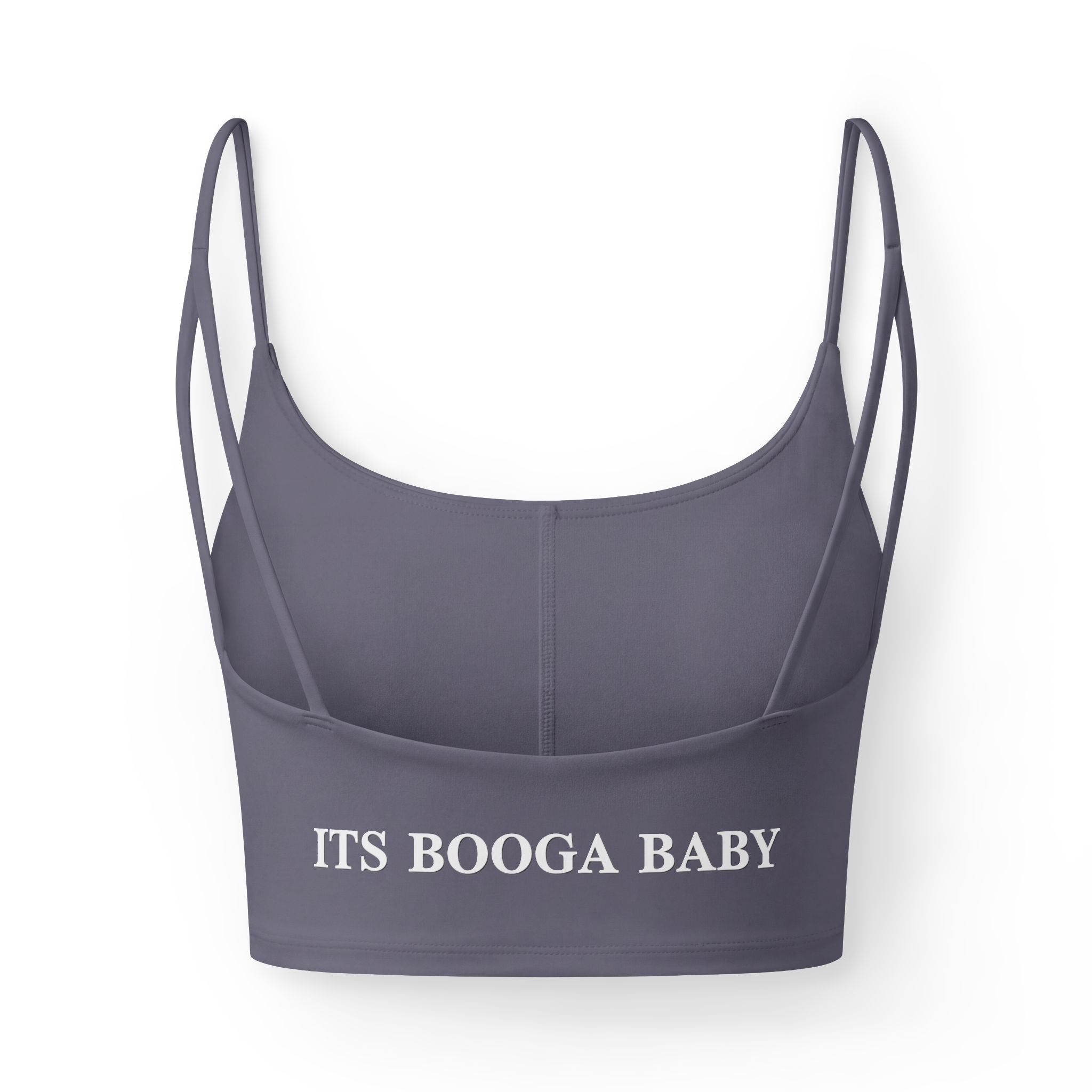 Its Booga Baby Crop Bra — Women's Luxe Bralette Customizable