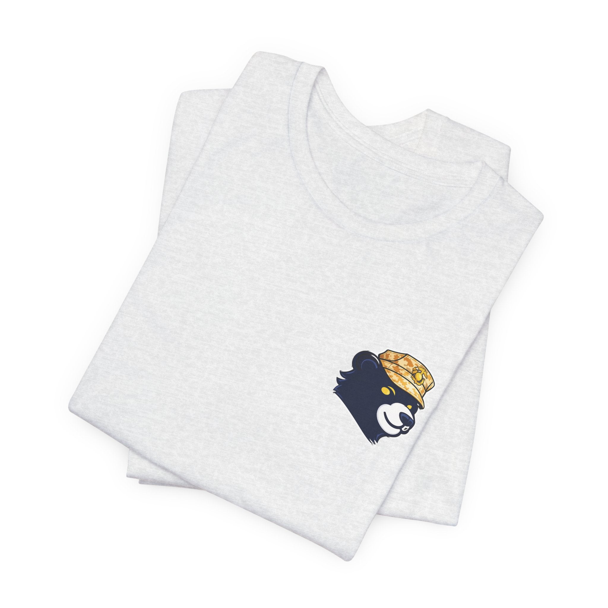 Military Tee — Relaxed Tactical Bear Back Print