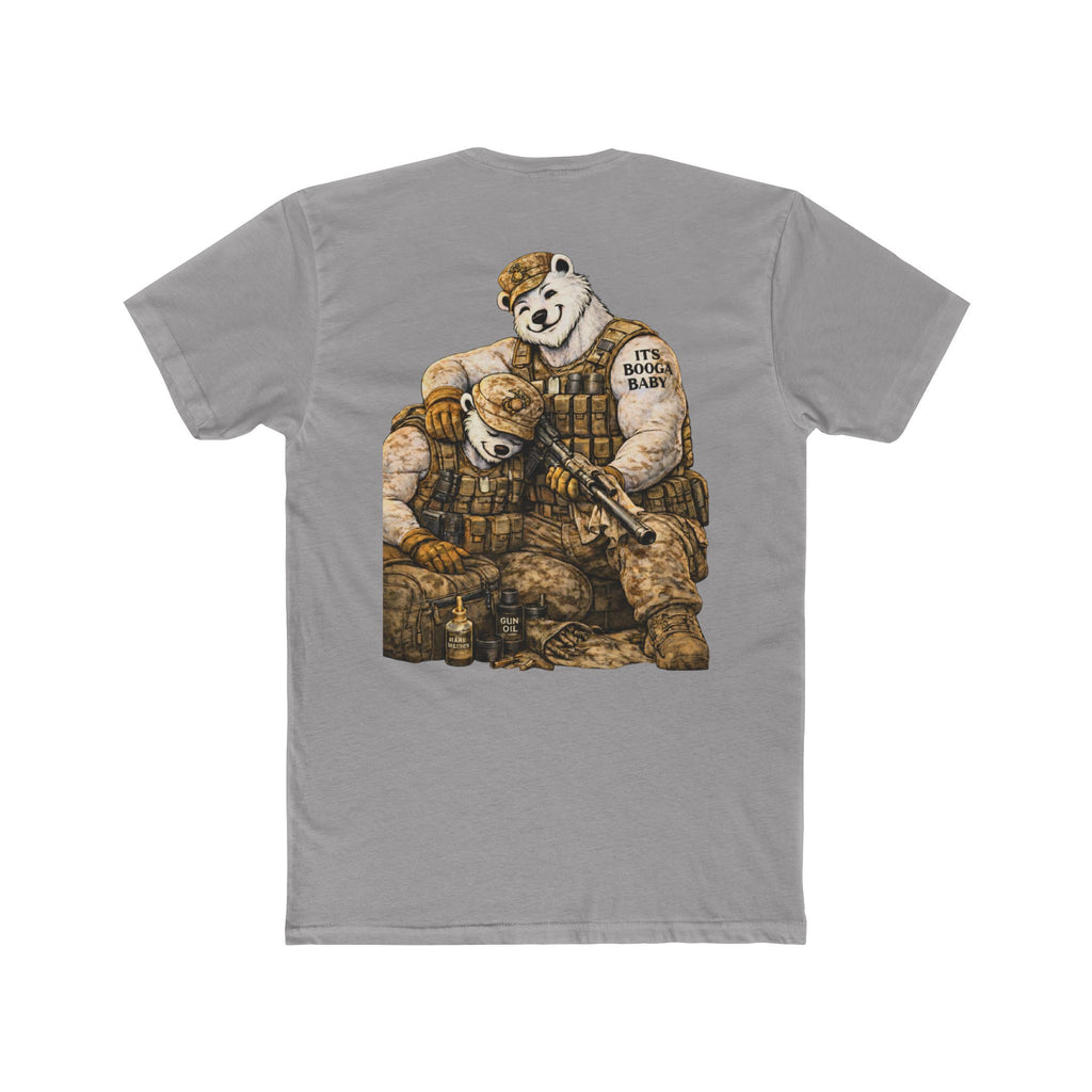 Military Cotton Crew Tee - Customizable