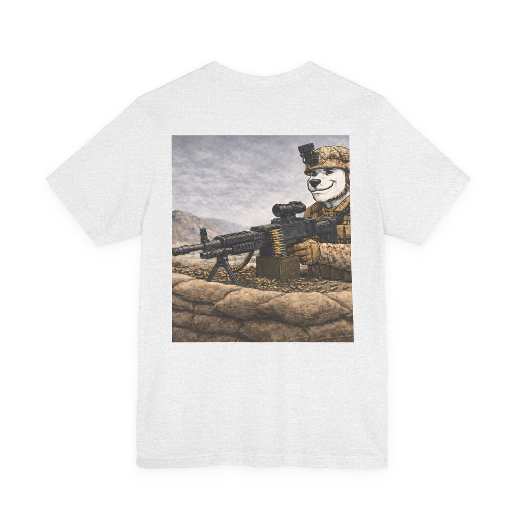 Military Tee- Machine Gunner post.