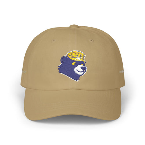 Dad Cap — Embroidered Bear with Yellow Bucket Hat