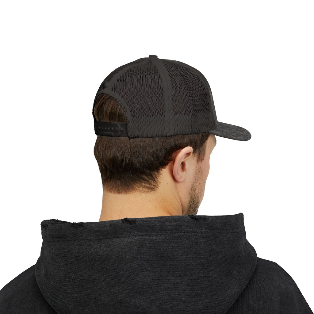 Trucker Hat – Vintage Embroidered Bear with Yellow Cap Snapback Customizable