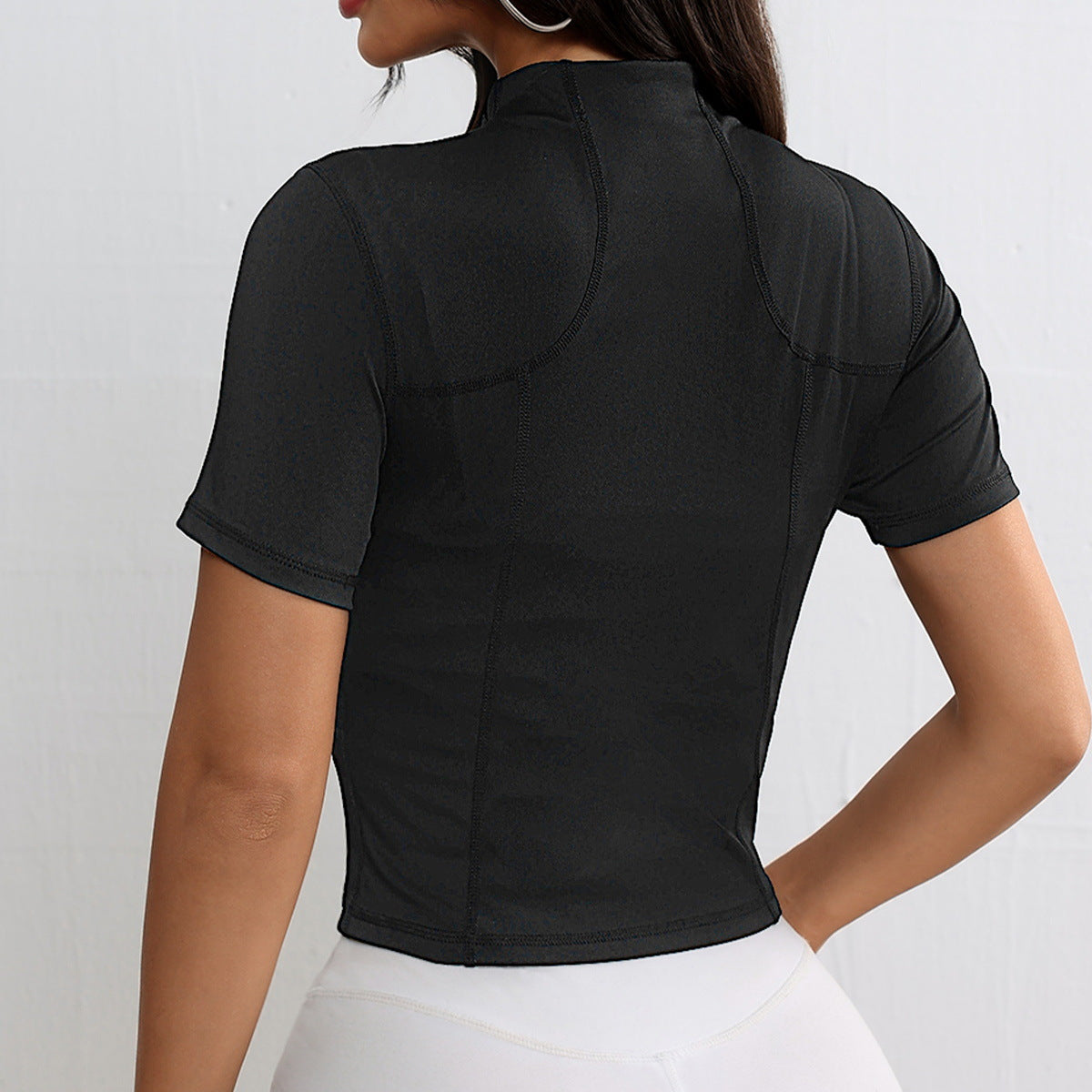Women's Quick-Dry Full-Zip Fitness Shirt