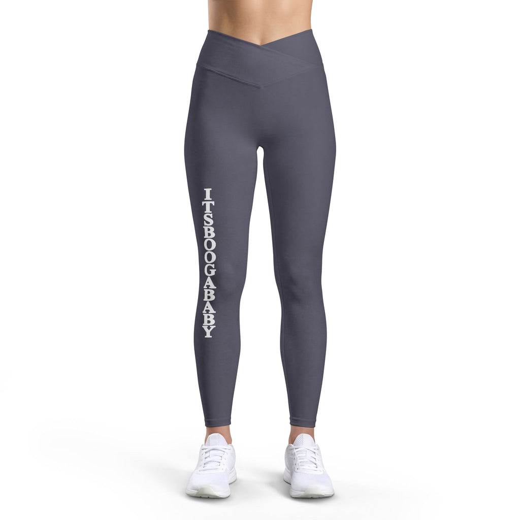 Yoga Leggings with Side Script — Customizable