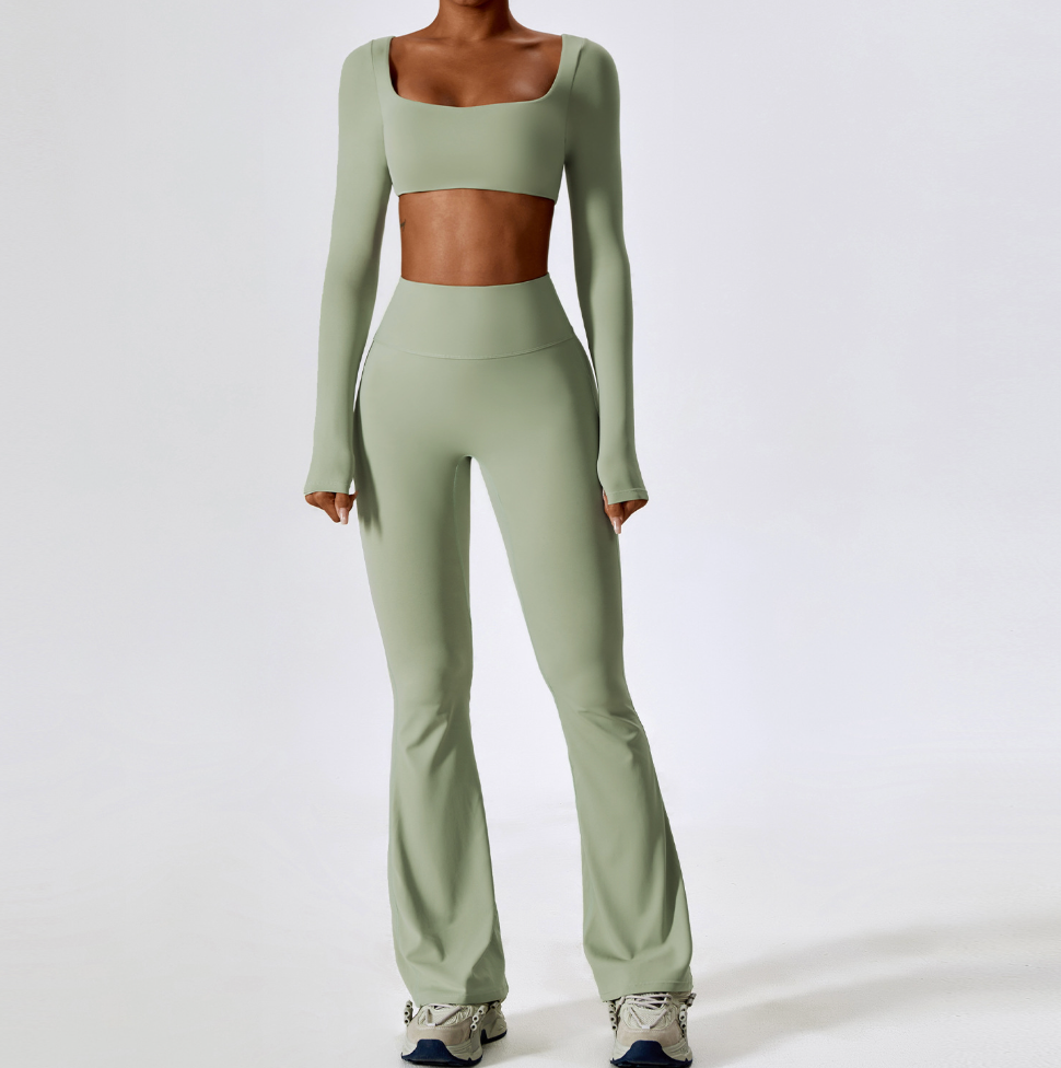 Women's Long-Sleeve Flare Set